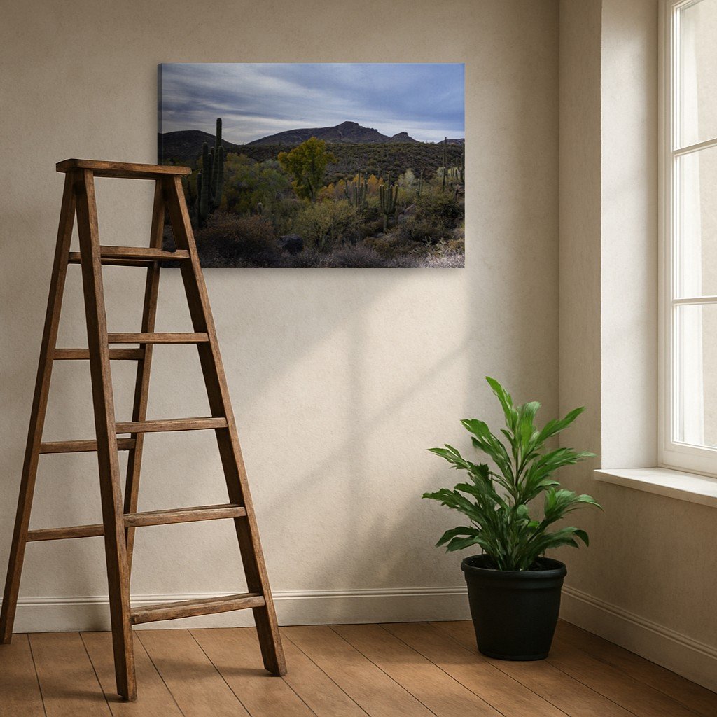 Canvas interior window square
